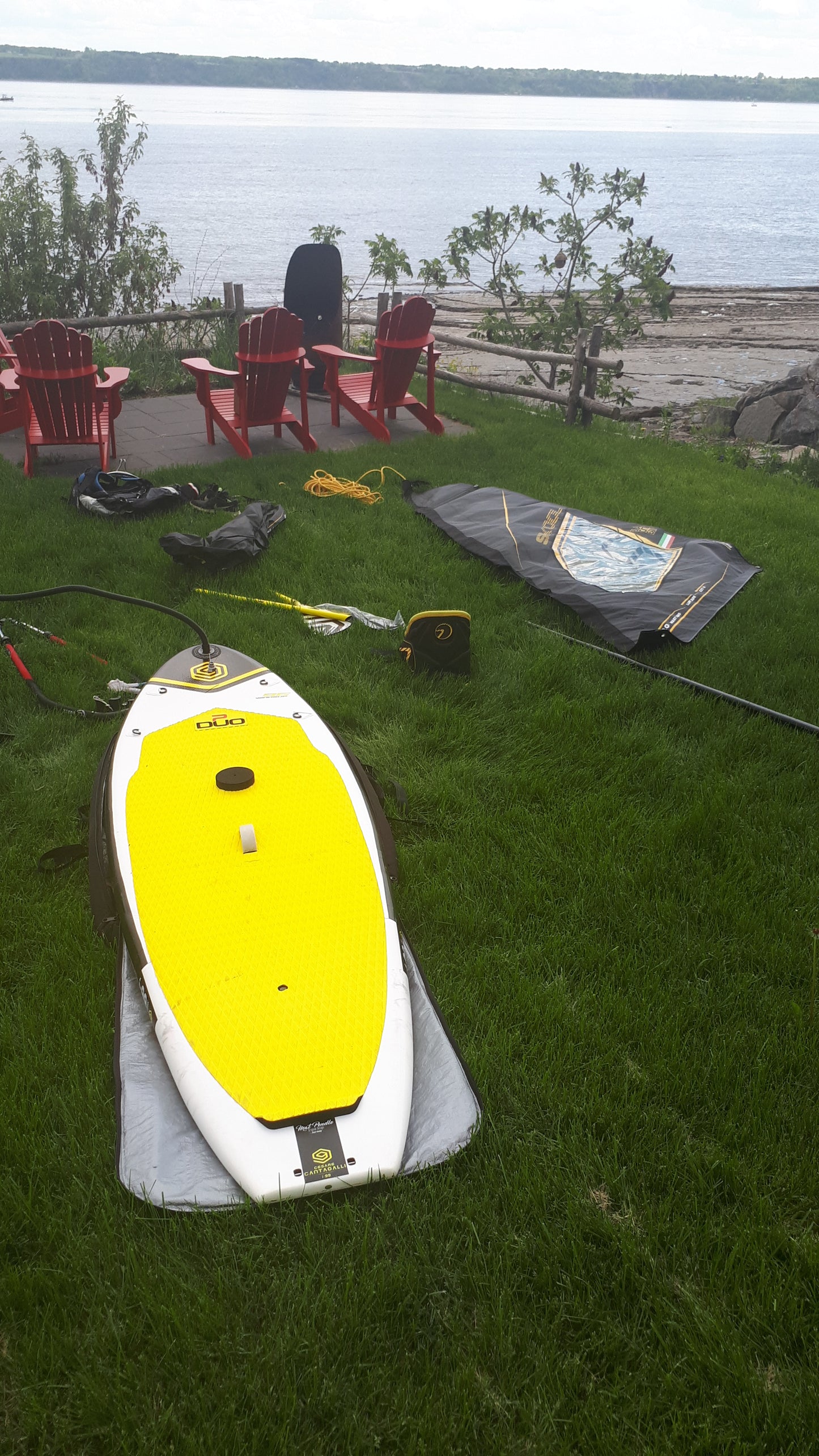 Abonnement familial annuel planche à voile / 100$ par mois! Incluant 3 voiles et une planche!